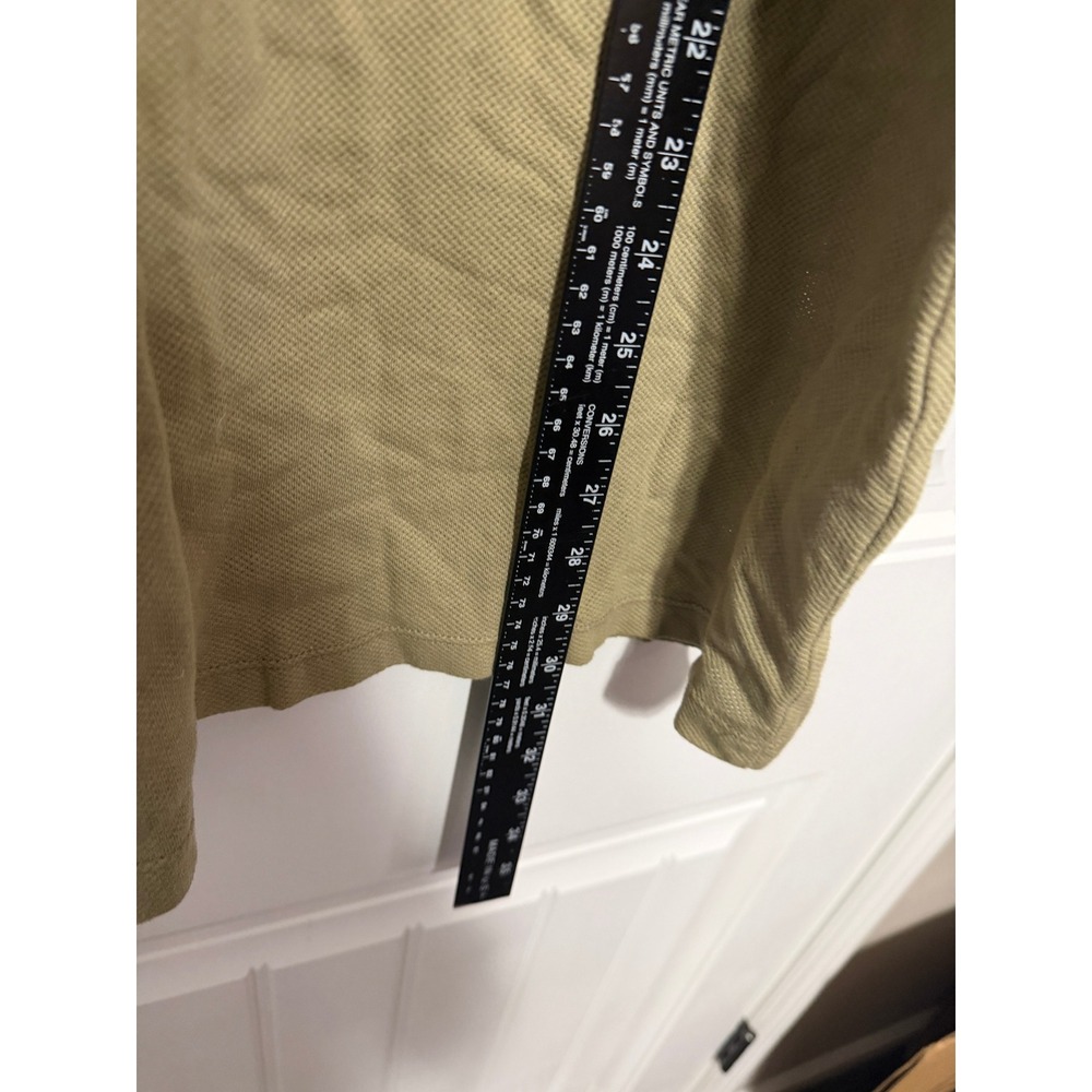 AllSaints Tank Top Mens Medium Hope Springs Infernal Graphic Olive Green EUC - Picture 5 of 6